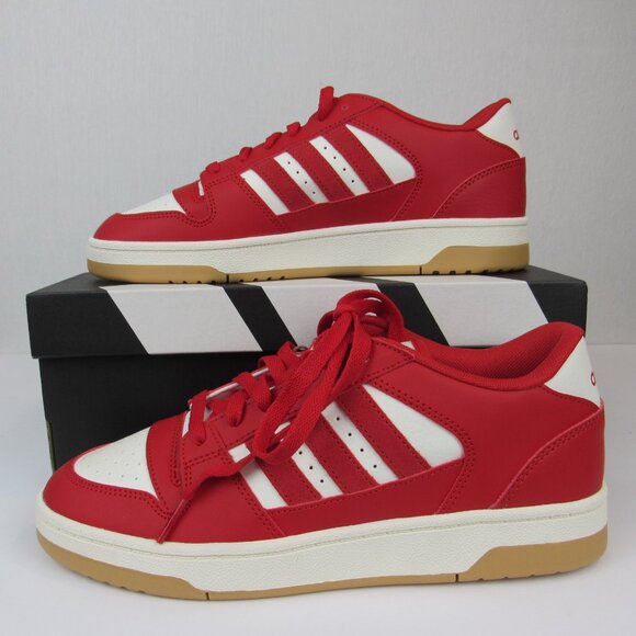 Adidas Break Start Unisex Men's 8 Women's 9 Basketball Shoes Red White - Picture 7 of 15